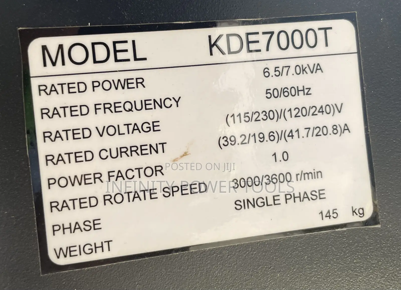 Covax Diesel Generator 7kva
