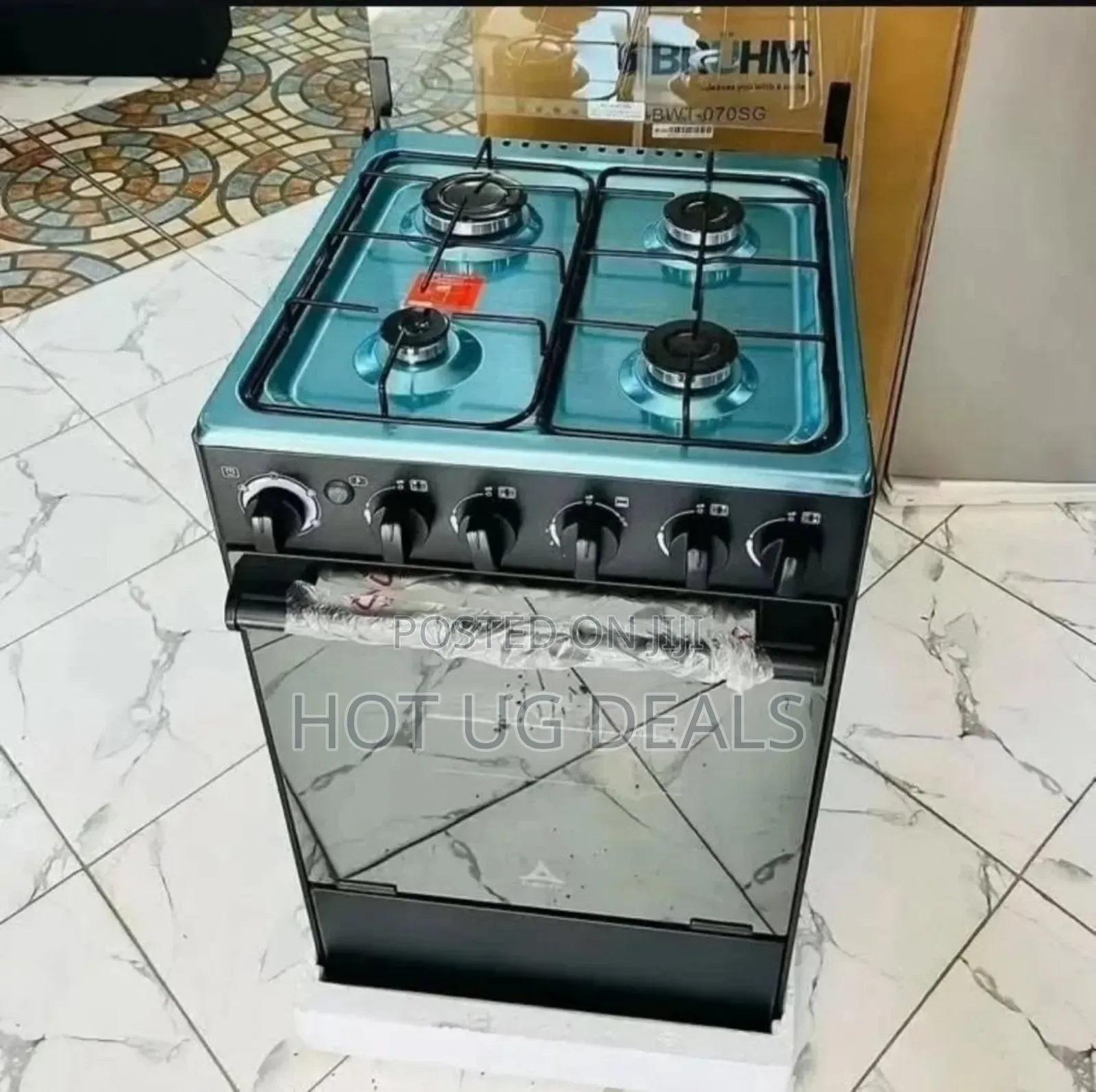 Spj 50*50cm Full Gas Standing Cooker + Oven  Uses Gas