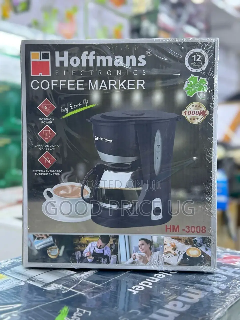 Hoffmans Electric Coffee Maker Hm-3008