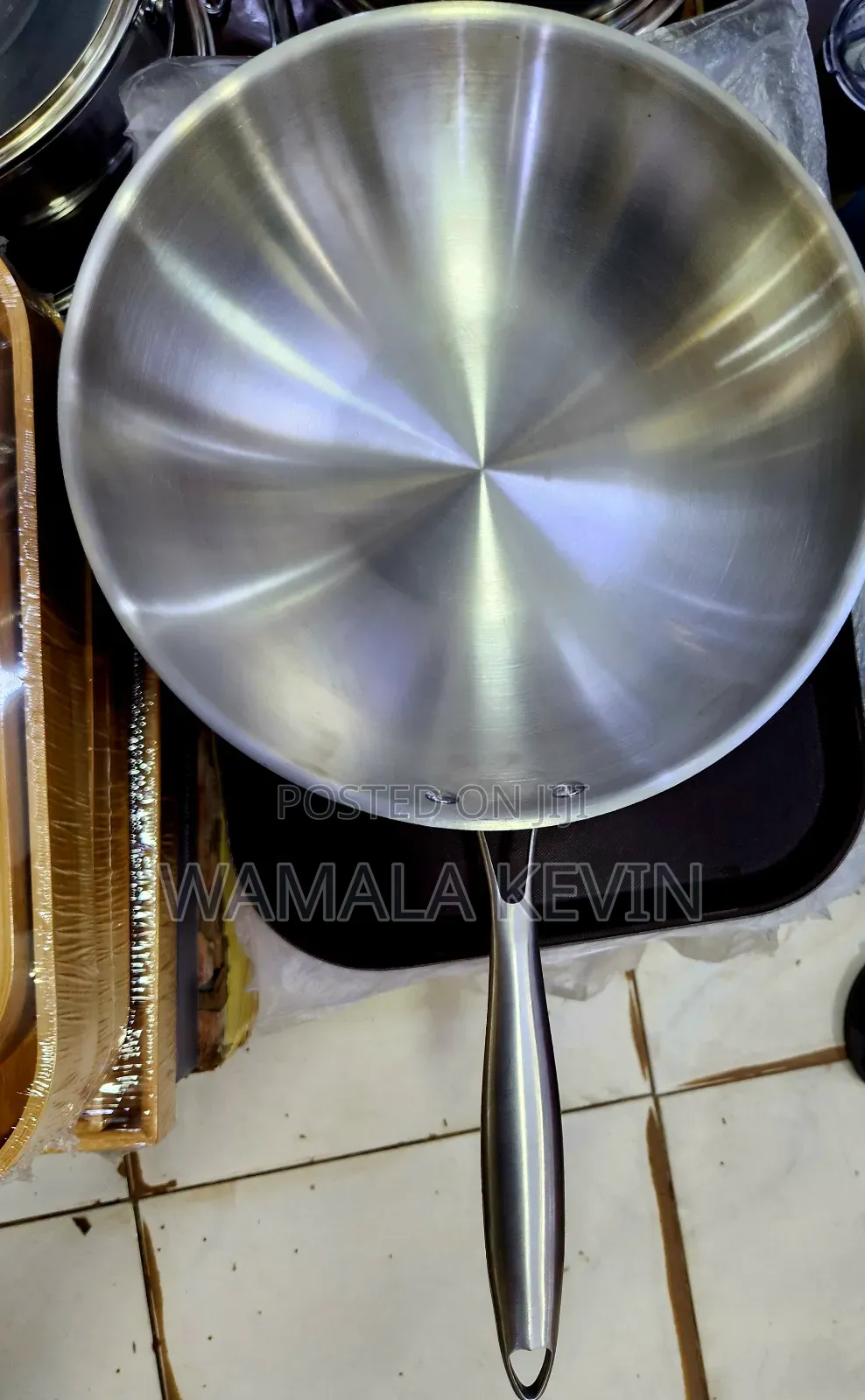 Frying Pan Stainless Steel Heavy
