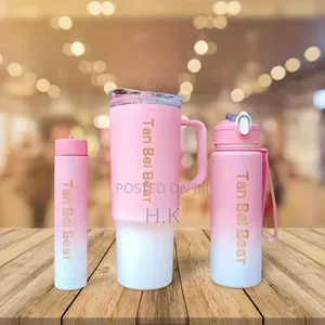 Tan Bei Bear Insulated Water Bottles/Tumblers