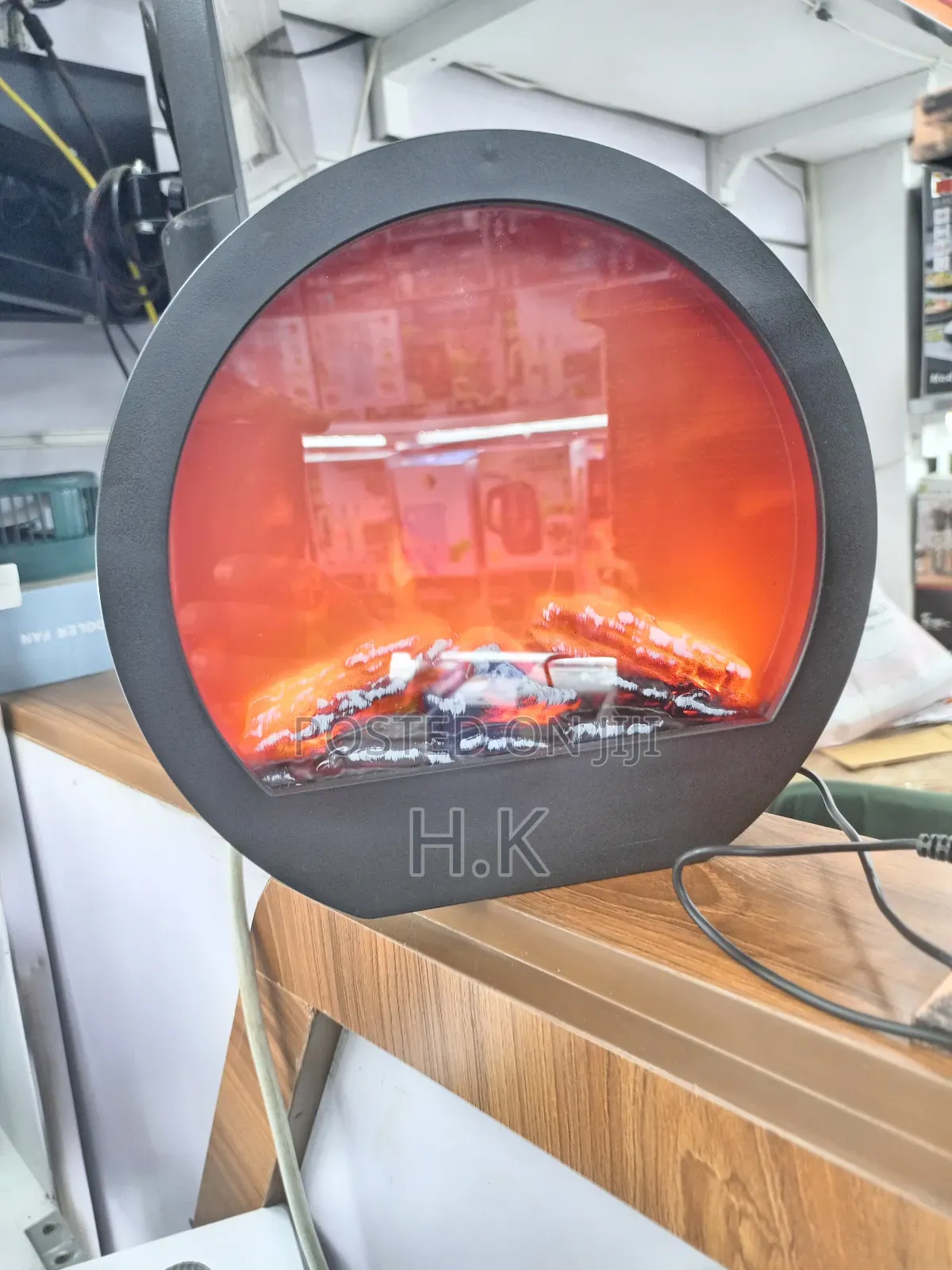 Electric Fireplace Lantern