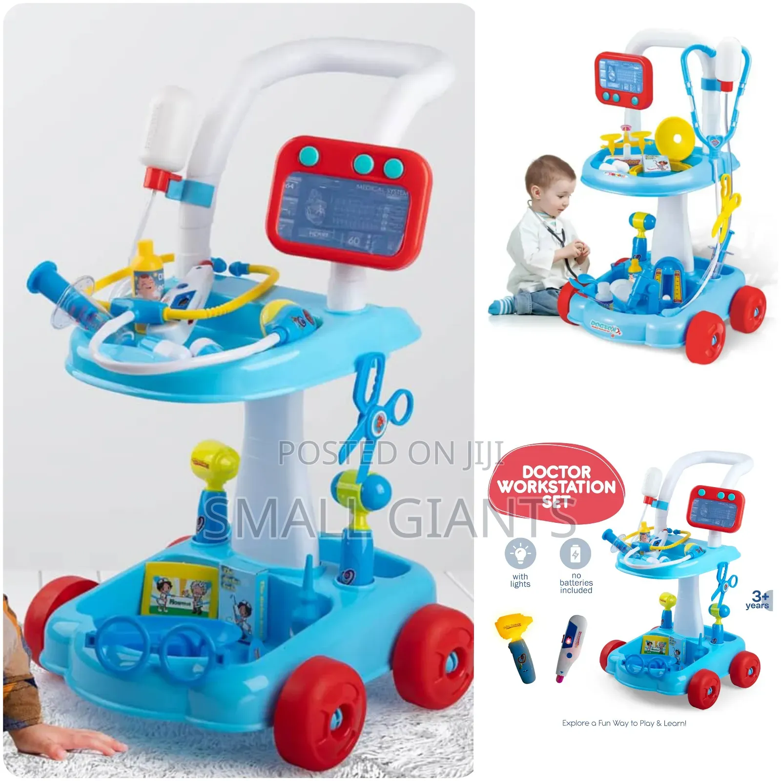 34pcs Kids Doctor Workstation