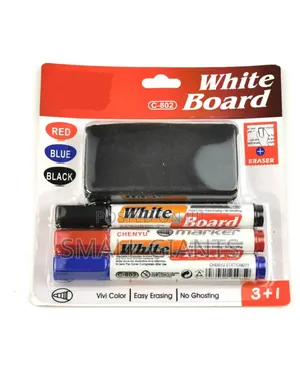 Ms Whiteboard Set of a Duster and 3 Markers Value Pack