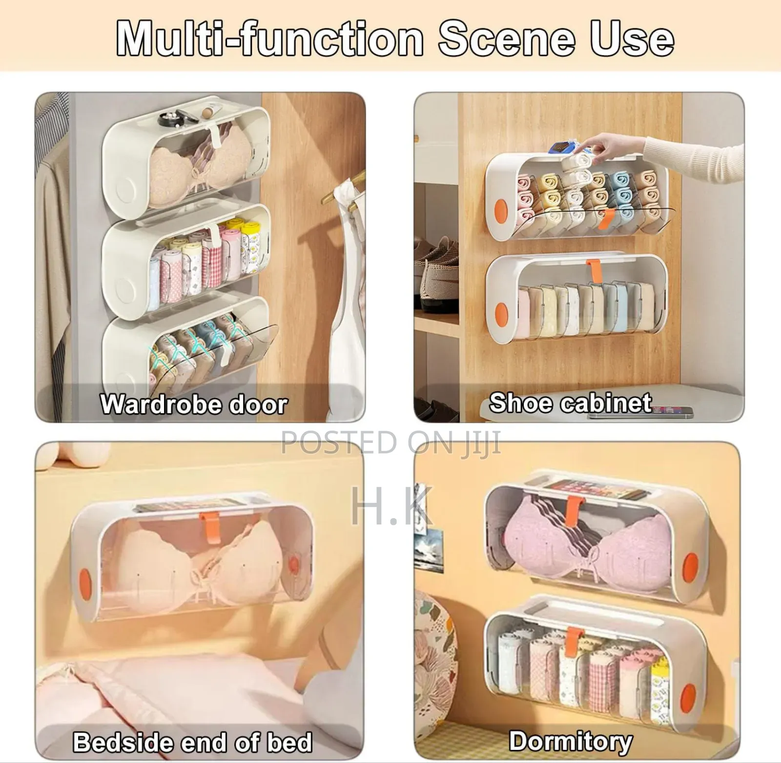Wall Mounted Underwear Storage Box