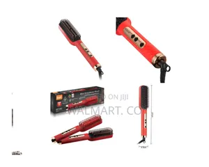 Raf Curling Hair Straightener Brush