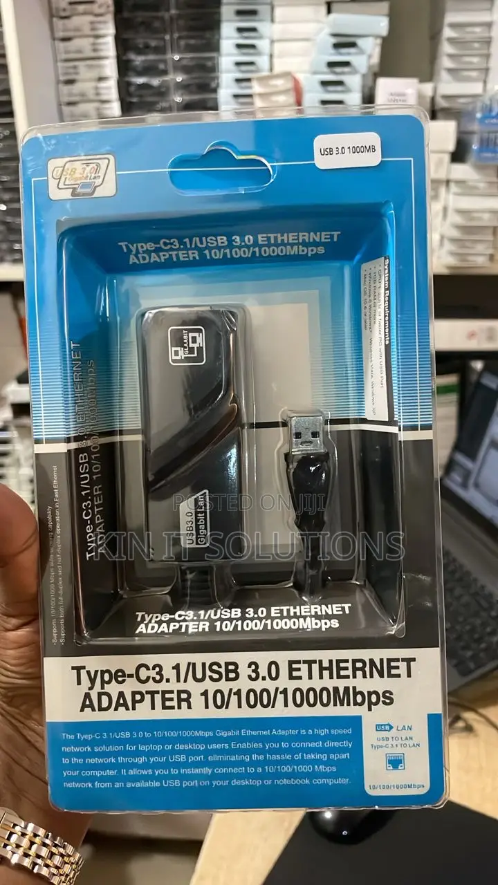 Type-C3.1/Usb Ethernet Adapter.