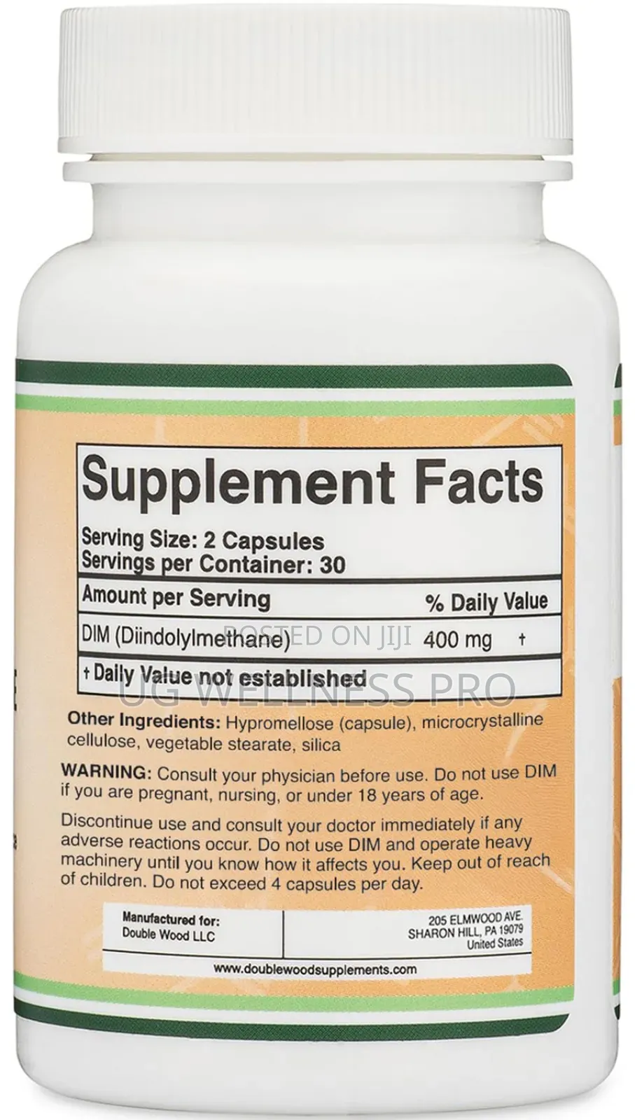 Dim Supplement for Women and Men 60 Capsules