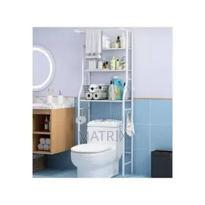Metallic Toilet Rack With Towel Holder