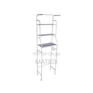 Metallic Toilet Rack With Towel Holder