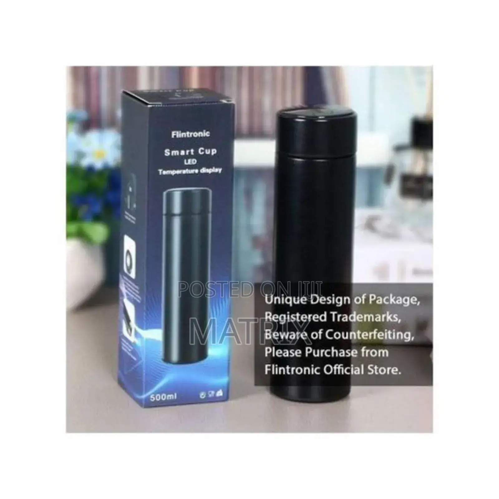 Insulated Water Bottle With Temperature Indicator