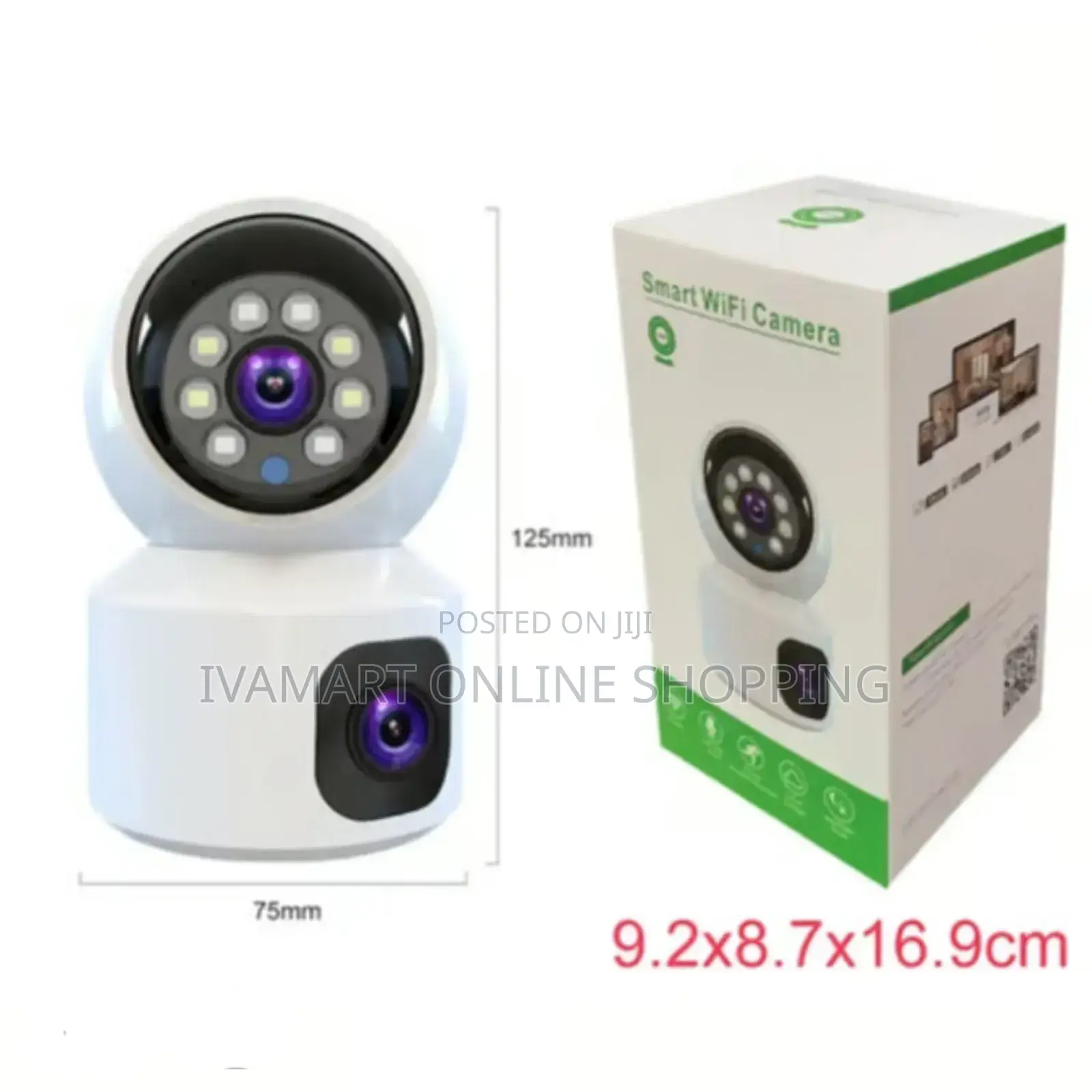 Smart Wi-fi Camera - Dual Lens Day / Night Vision.