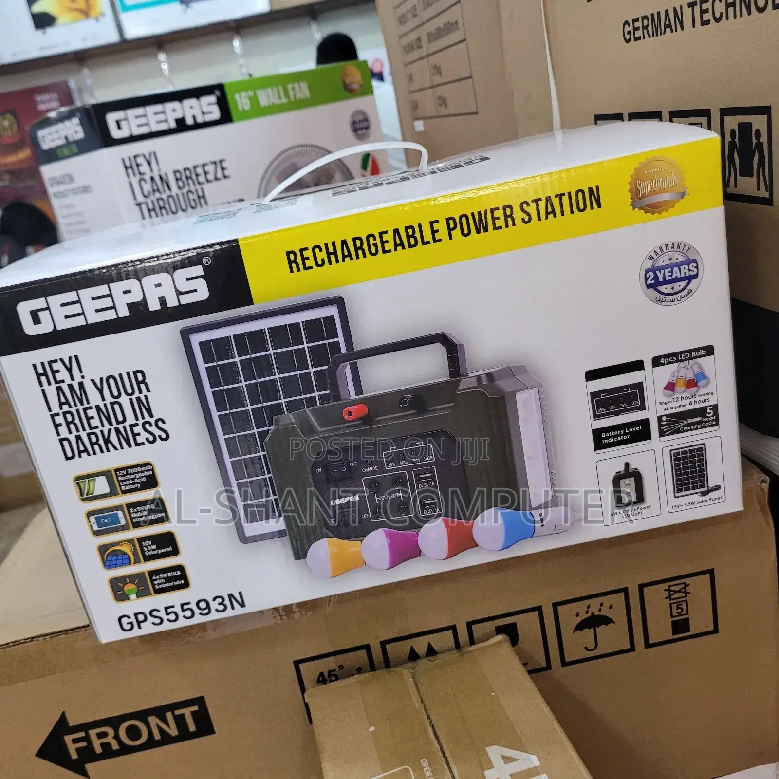 Geepas Rechargeable Power Supply Station