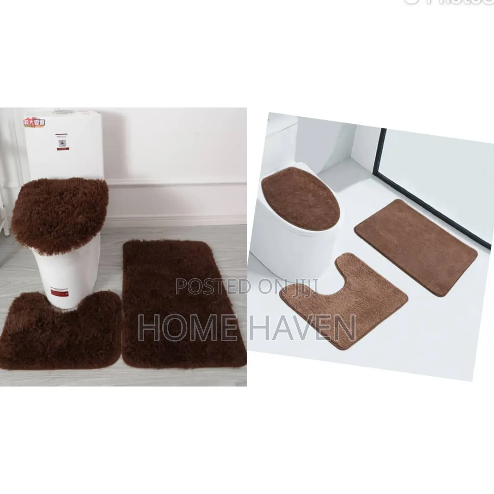Super Soft Absorbent Toilet Mat Set