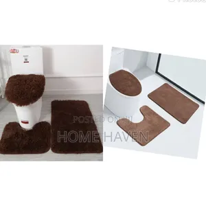Super Soft Absorbent Toilet Mat Set