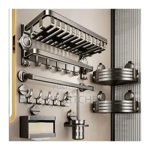 Modern Bathroom Organizer Set
