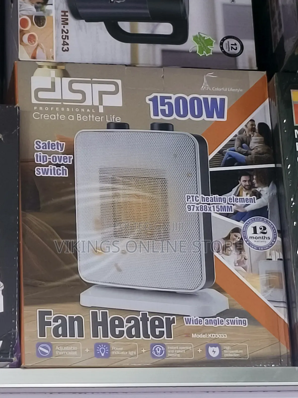 DSP Kd3033, Fan Heater