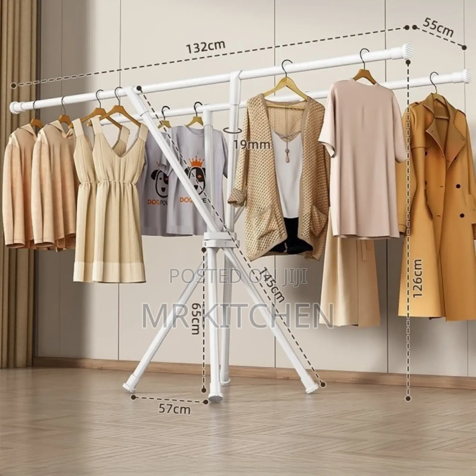 Foldable Laundry Drying Rack