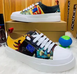 Original Luxury Dolce Gabbana Patchwork Luxury Sneakers