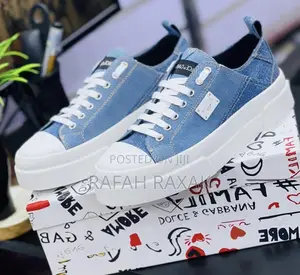 Original Men’S Denim Dolce Gabbana Luxury Sneakers