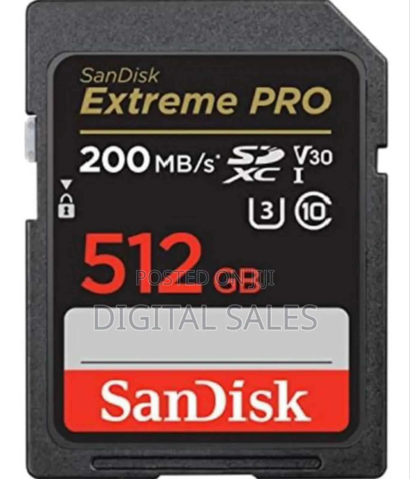 Sandisk 512gb Extreme Pro SDXC Uhs-I Memory Card