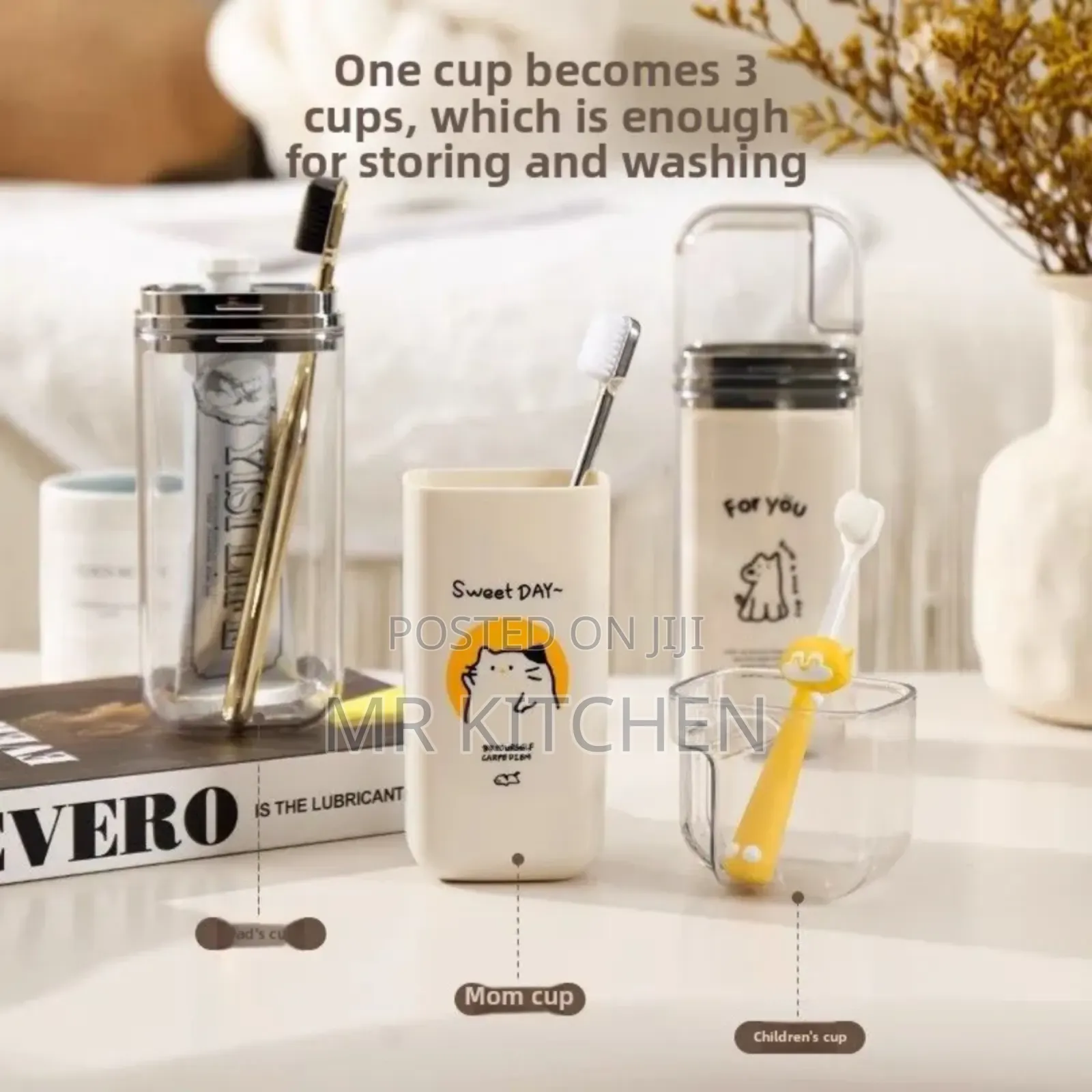 3 In 1 Portable Toothbrush Holder