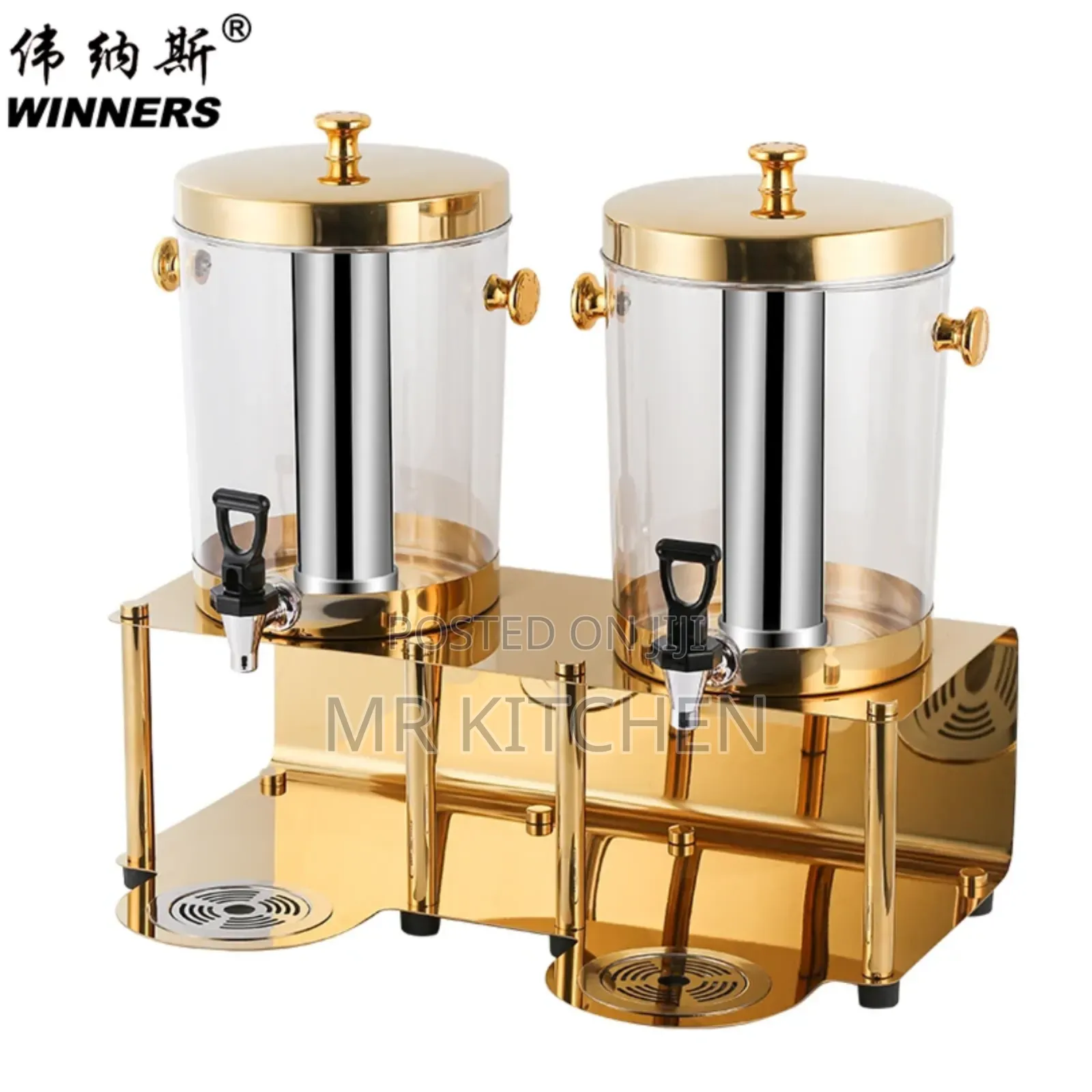 Juice Cooler Gilded Drink Dispenser