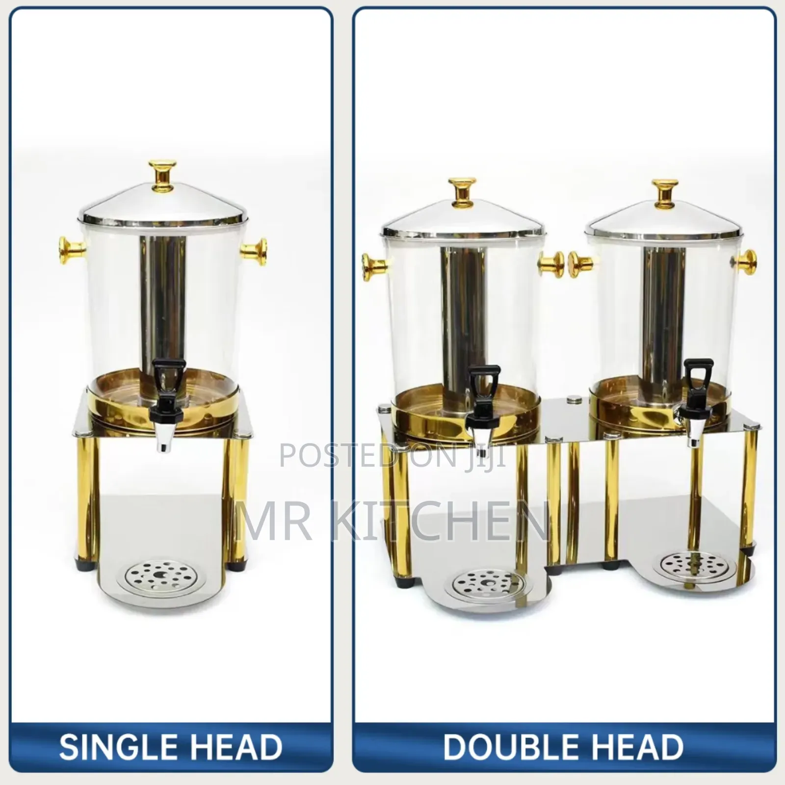 Juice Dispenser Gold Single