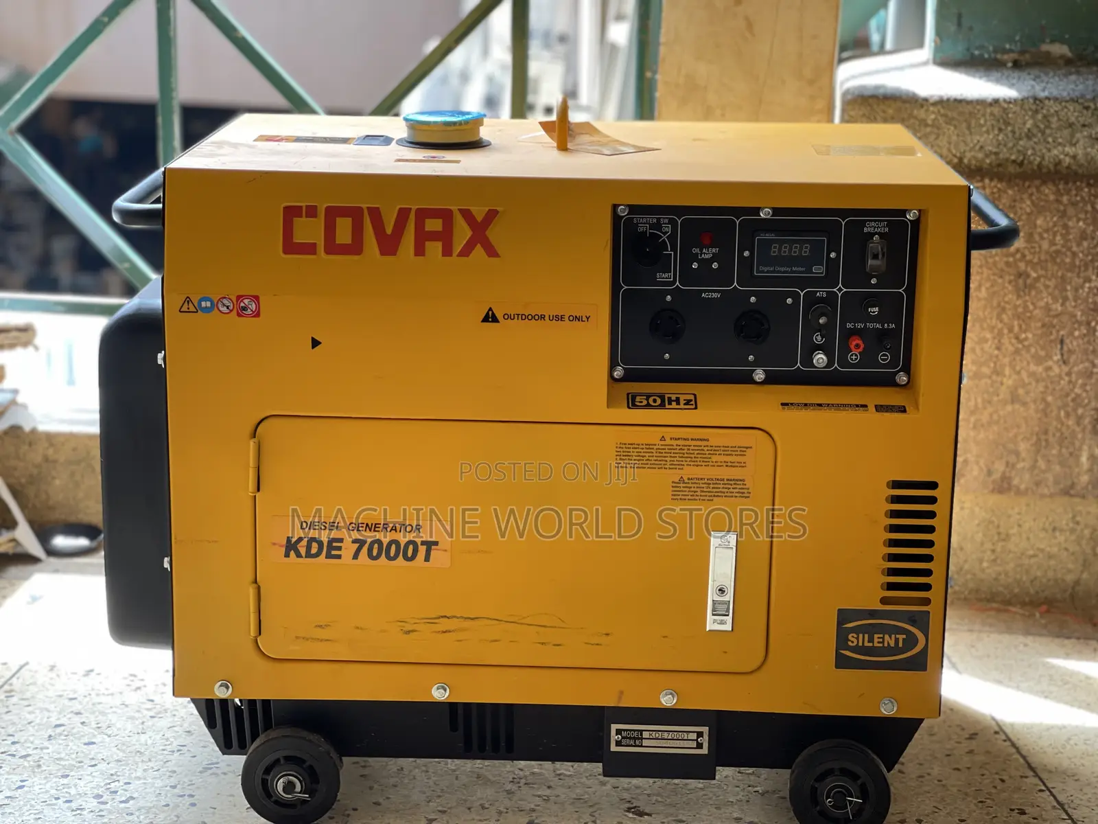 Covax 7.5kva Silent Diesel Generator