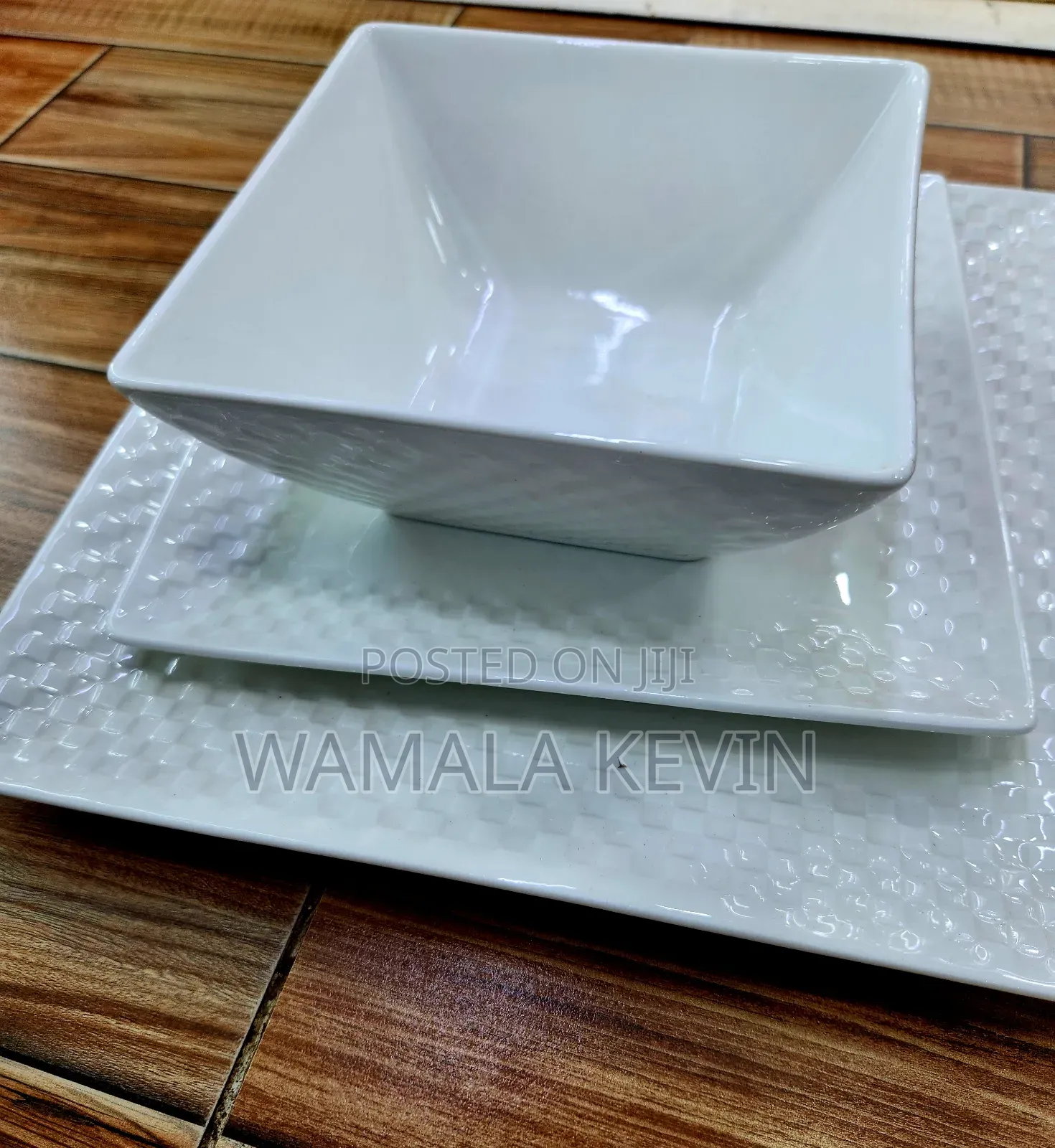 Dinner Plates Square 18pcs