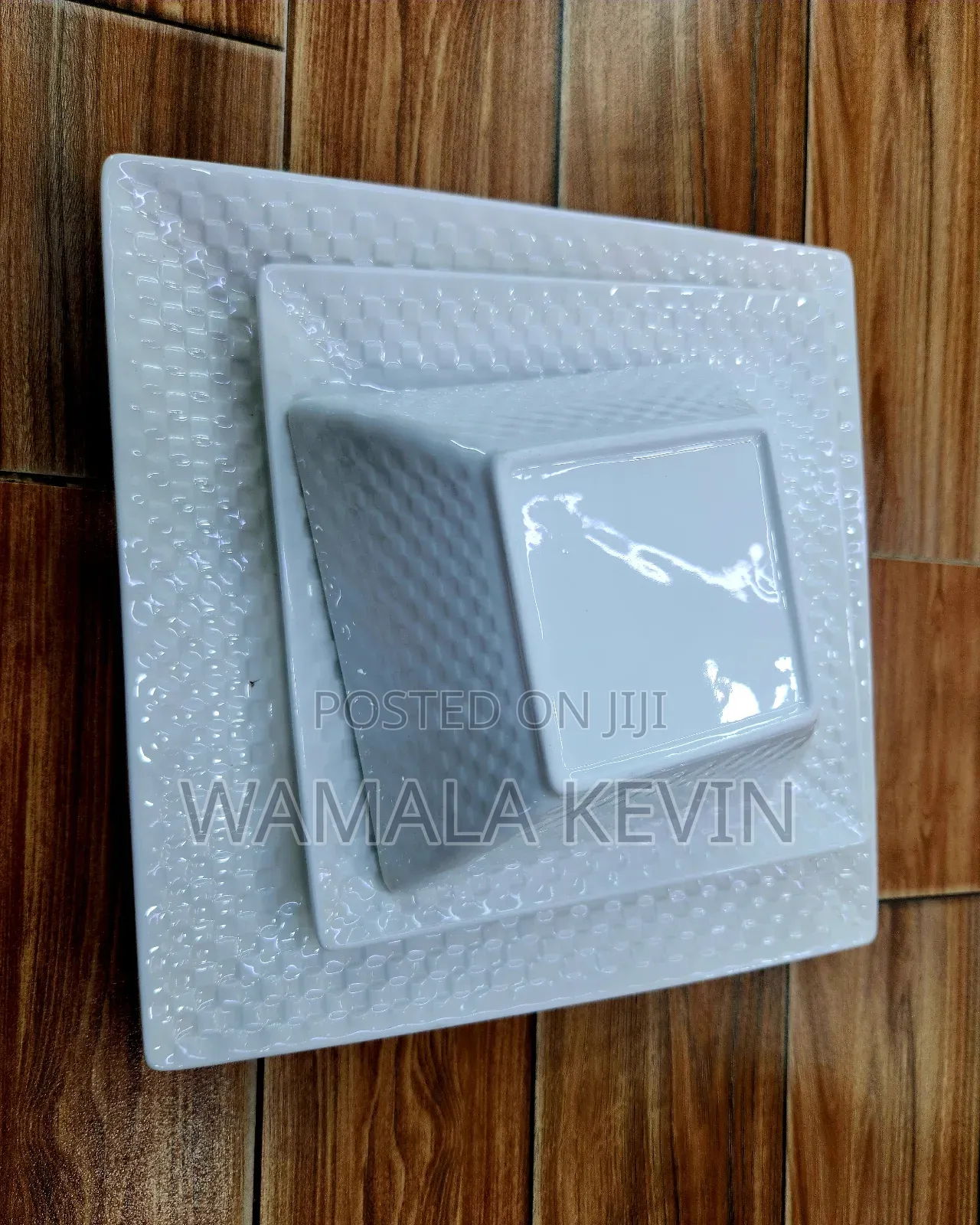 Dinner Plates Square 18pcs