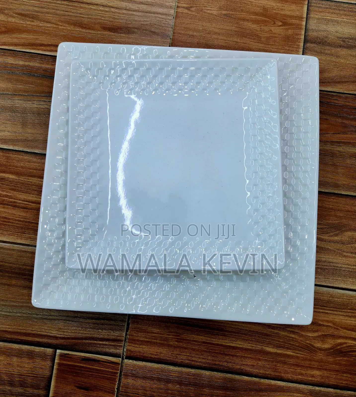Dinner Plates Square 18pcs