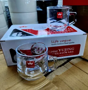 Glass Mugs 6pcs