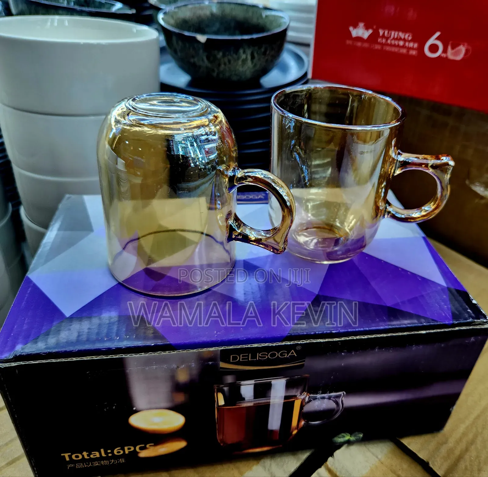 Glass Mugs 6pcs