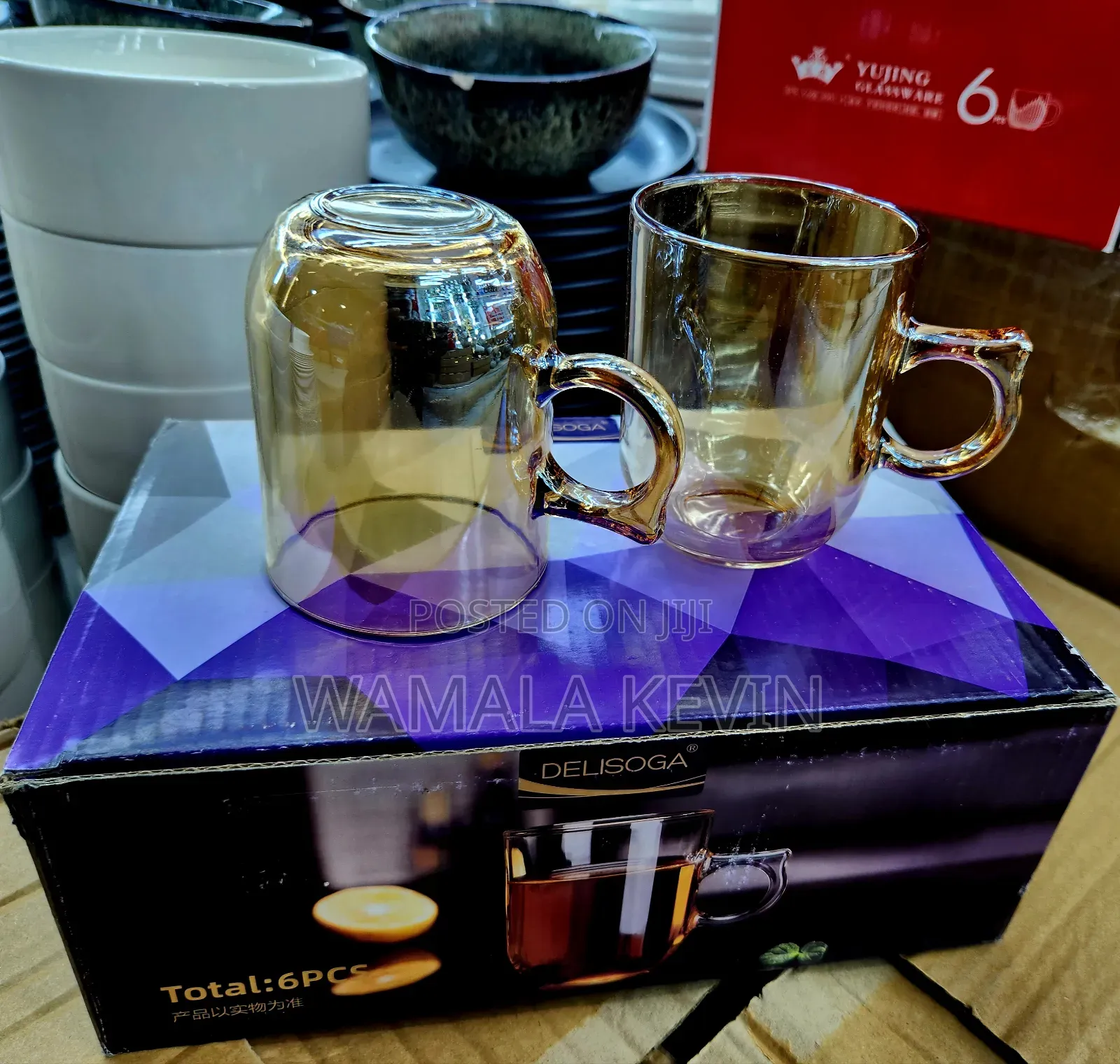 Glass Mugs 6pcs