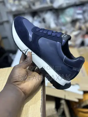 Original Blue/White Luxury Armani Exchange Sneakers