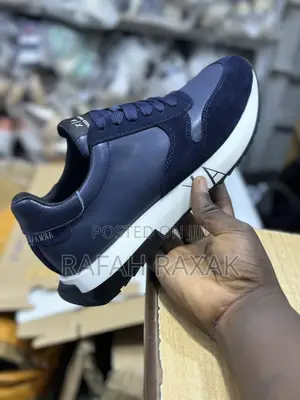Original Blue/White Luxury Armani Exchange Sneakers