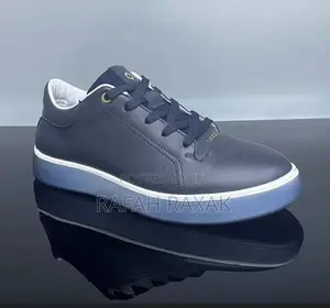 Original Classy Men’S Blue Ecco Smart Casual Leather Sneaker