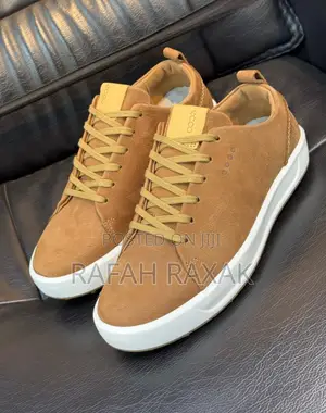 Ecco Golf Pria Genuine Leather Outdoor Casual Sneakers