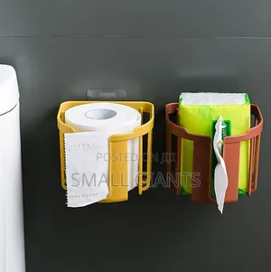 2pcs No Drill Toilet Roll Holders