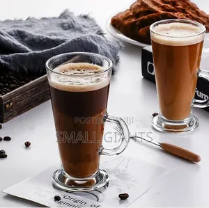 6 Pieces of Irish Coffee Ice Cream Tea Glasses – Colourless