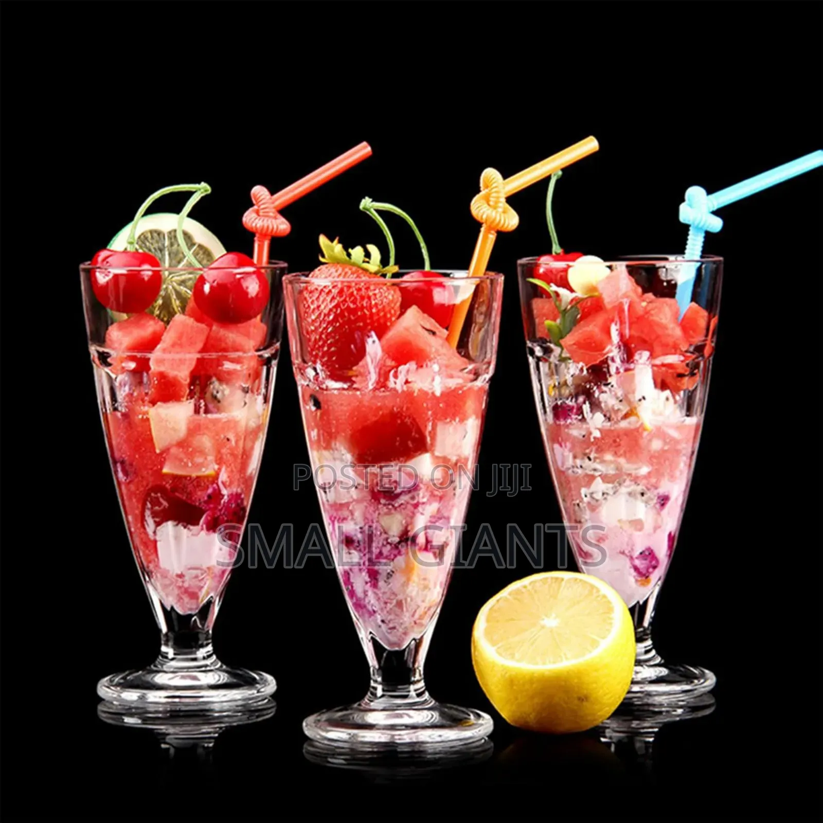 6pcs Ice Cream Glassware Set