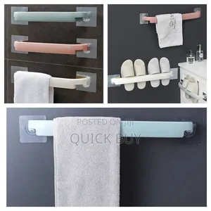 No Drill Kitchen or Bathroom Towel Holder-New
