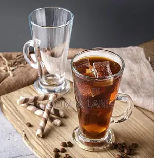 6 Pieces of Irish Coffee Ice Cream Tea Glasses – Colourless