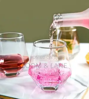 6pcs 310ml Diamond Whiskey Glasses