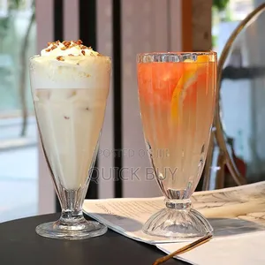 New 6pcs Ice Cream Glassware Set
