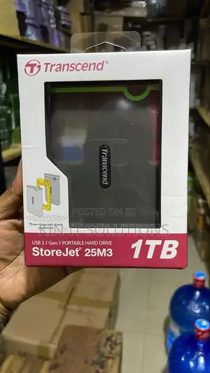 1tb External Harddrive Transcend.