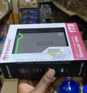 1tb External Harddrive Transcend.