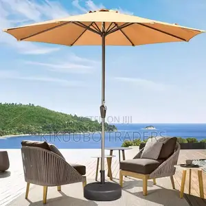 Outdoor Patio Umbrella With Base
