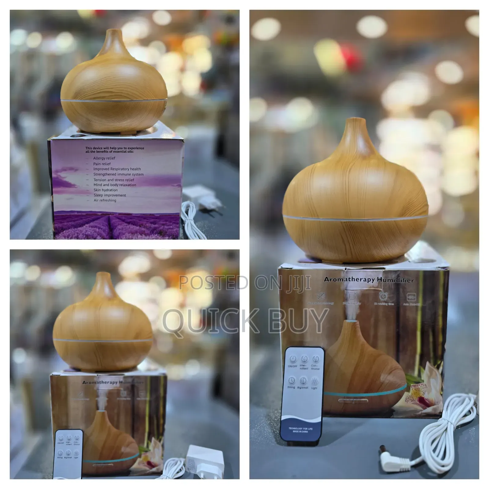 500ml Large Aromatherapy Humidifier With Remote